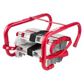VEVOR Fire Escape Ladder, 5-6 Story 50FT Retractable Emergency Fire Ladder