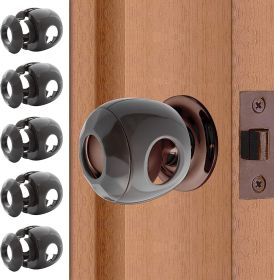 New & Improved - Door knob Baby Safety Cover - 5 Pack - Deter Little Kids from Opening Doors with A Child Proof Door Handle Lock