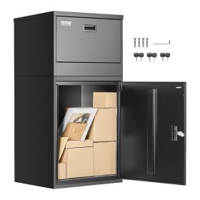 VEVOR Package Delivery Boxes for Outside, 38.6 in Mailbox for Parcel with Lock, Galvanized Steel Package Drop Box with Anti-Theft Design
