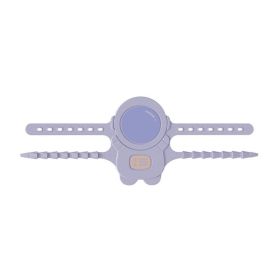 Anti Collision Door Lock Mute Cover Protective Cushion Lock Cover (Color: Purple, Type: Door Lock)