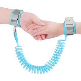 Anti Lost Wrist Link Anti Lost Leash Baby Leash Anti-Lost Wrist Chain with Child Upgraded Safety Locks for Kids (8.2 Feet) (Color: Blue)