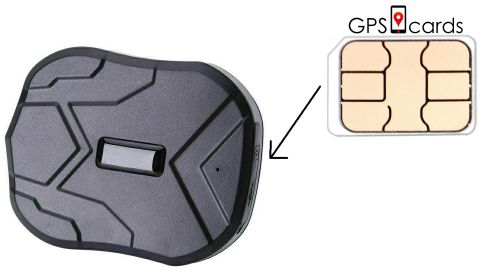 GPS cards works for GPS-103B 2G Vehicle with ACC Alarm & Security Sensor (Default: Default)